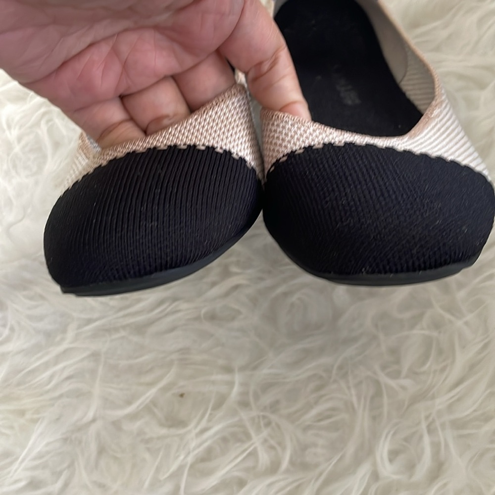 Rothy's The Square Tuxedo Ballet Flats Size 9.5 - image 7